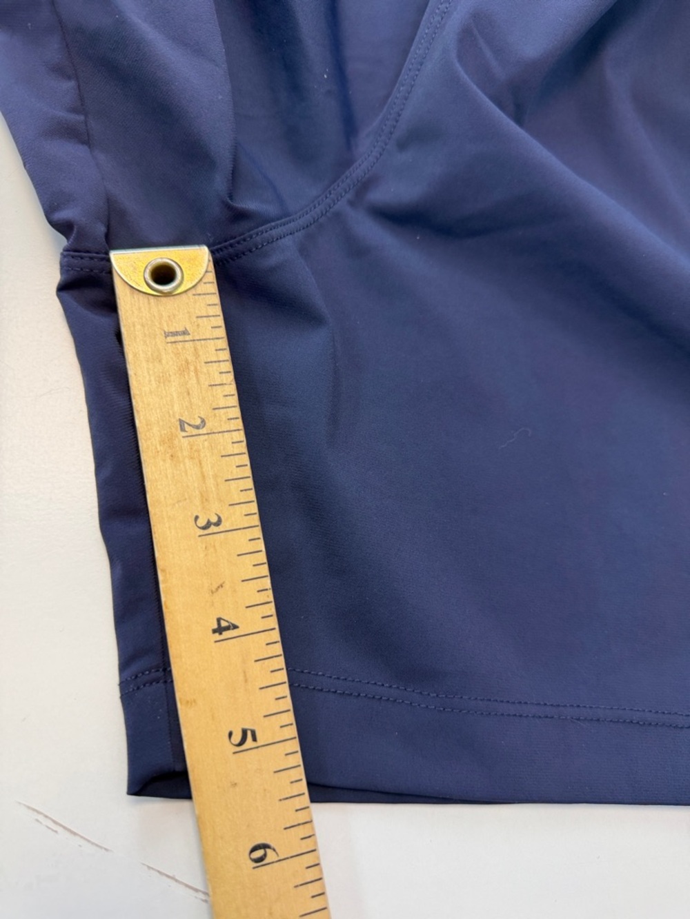 Fabletics Men's Navy Performance Drawstring Shorts - Picture 7 of 8